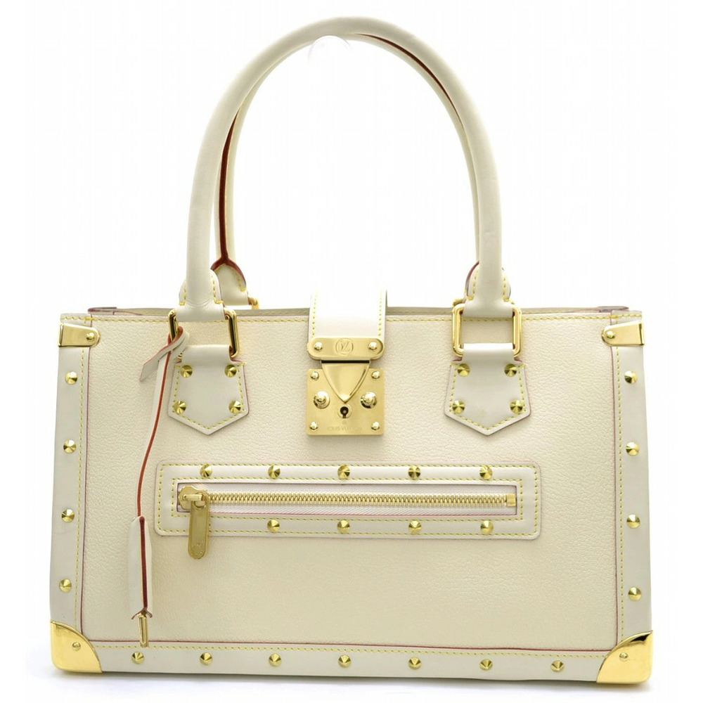 LOUIS VUITTON Suhali Fabulous Blanc White Tote Bag Handbag
